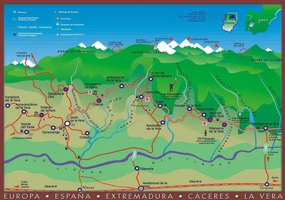 Mapa-Comarca-La-Vera-Extremadura Image